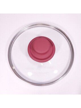 Green Life Replacement Glass LID ONLY for Pot 7" Inner Rim Red Knob Handle